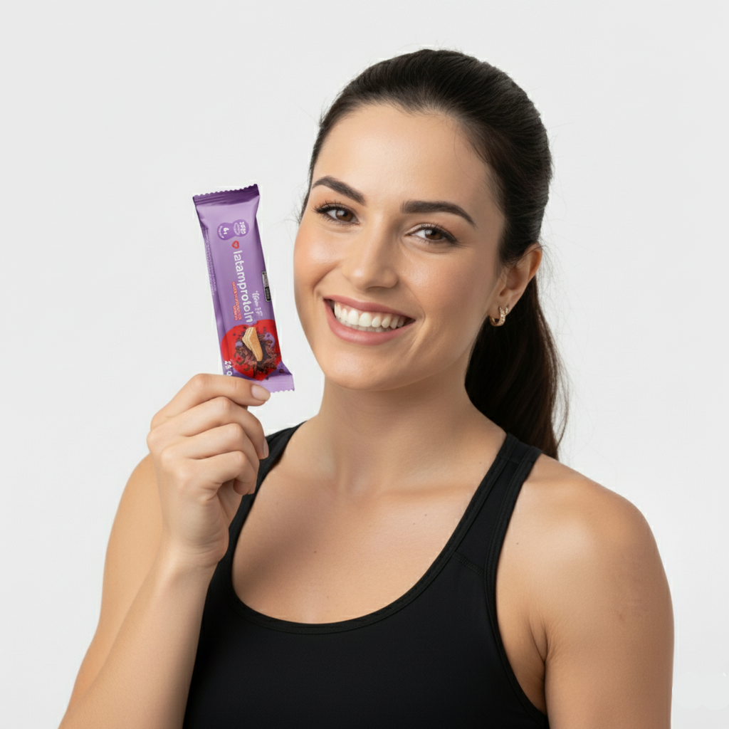 Wafer de Ganache de Chocolate e Whey Protein Zero 25g