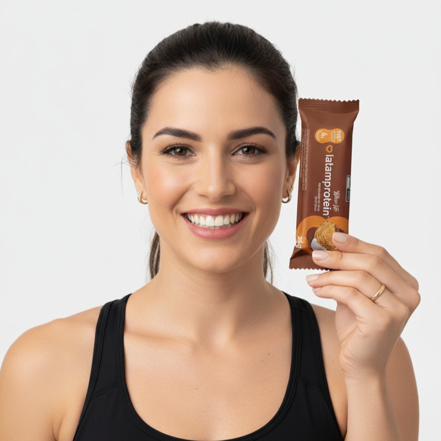 Wafer de Doce de Leite c/ Coco e Whey Protein Zero 25g